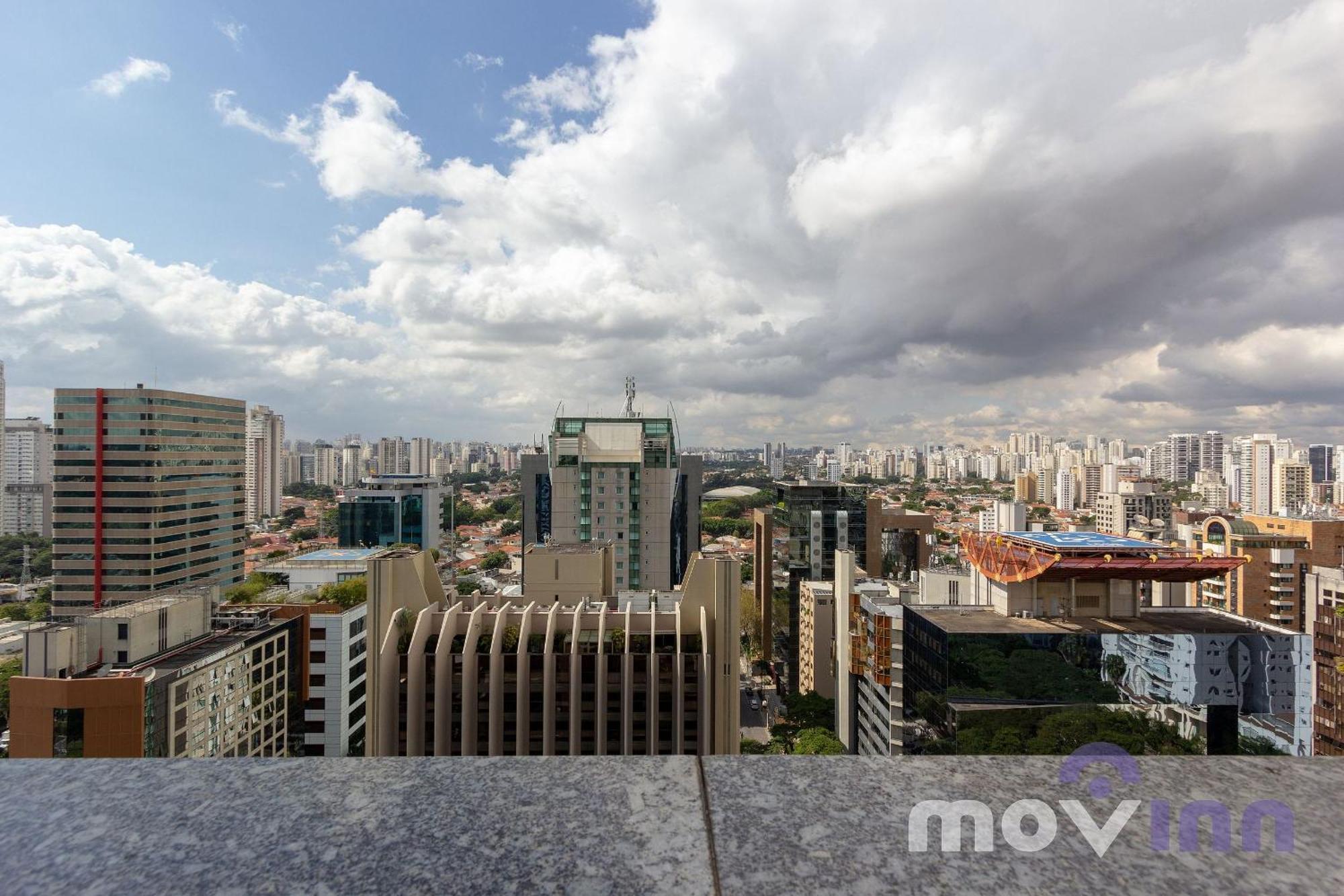 Flat Berrini 20º Andar By Movinn | 82M² São Paulo Luaran gambar